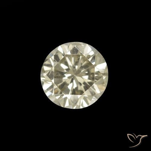 Diamante L natural de 0.22 ct, Redondo, VVS
