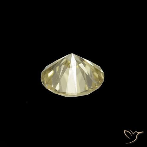 Diamante L natural de 0.14 ct, Redondo, VVS
