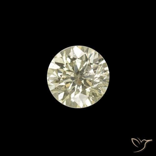 Diamante L natural de 0.16 ct, Redondo, VS