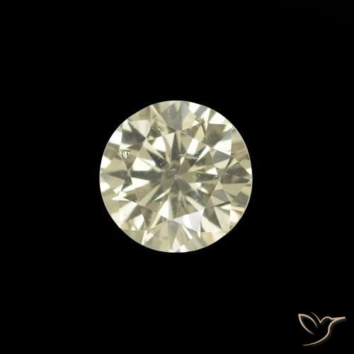 Diamante L natural de 0.14 ct, Corte Redondo, VS