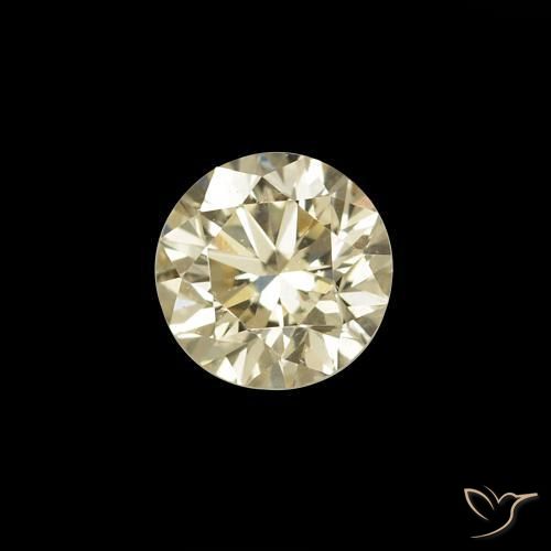 Diamante L natural de 0.15 ct, Redondo, VVS