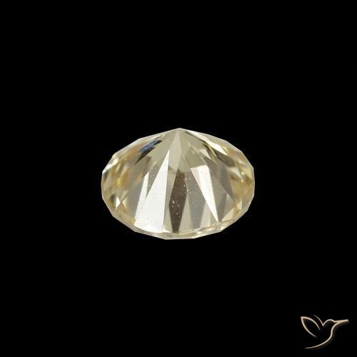 Diamante L natural de 0.15 ct, Redondo, VVS