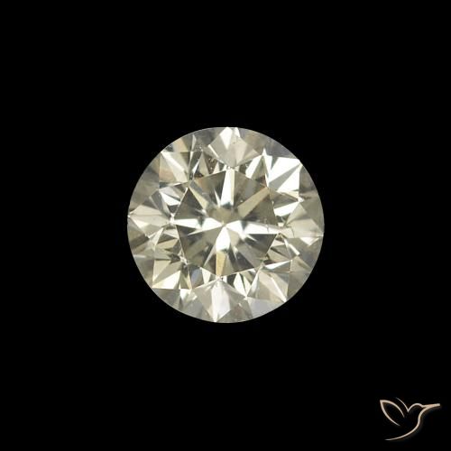 Diamante L natural de 0.17 ct, Redondo, VVS