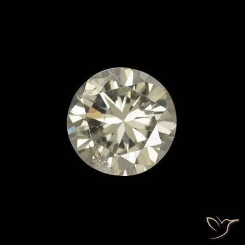 Diamante L natural de 0.19 ct, Redondo, VS