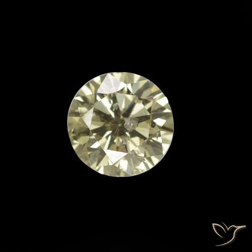 Diamante R natural de 0.16 ct, Redondo, VS