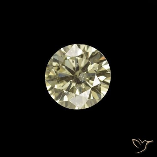 Diamante R natural de 0.16 ct, Redondo, VS