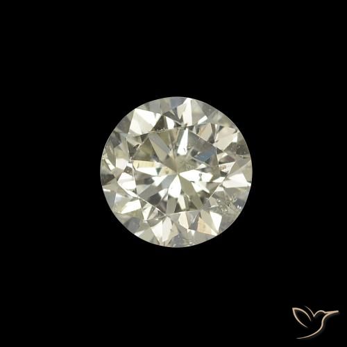 Diamante L natural de 0.15 ct, Redondo, VS