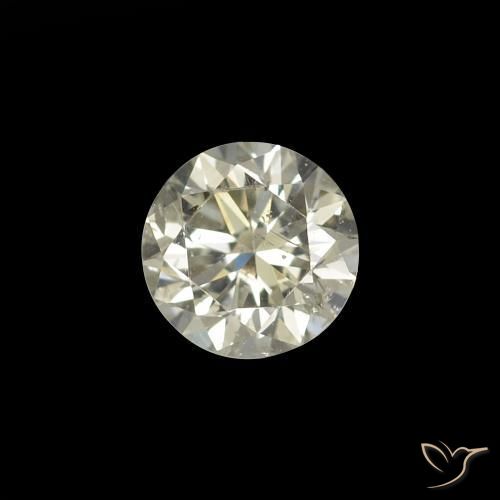 Diamante L natural de 0.15 ct, Redondo, VS