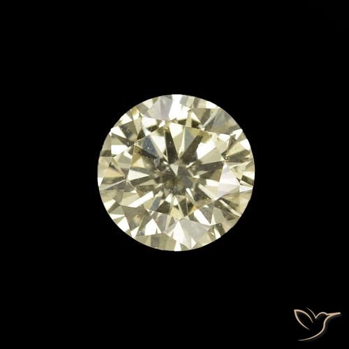 Diamante L natural de 0.21 ct, Redondo, VVS