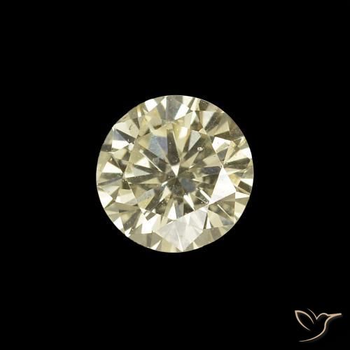 Diamante L natural de 0.21 ct, Redondo, VVS