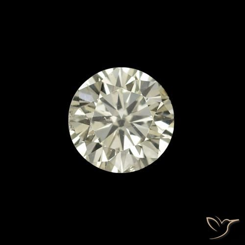 Diamante L natural de 0.19 ct, Redondo, VVS-VS