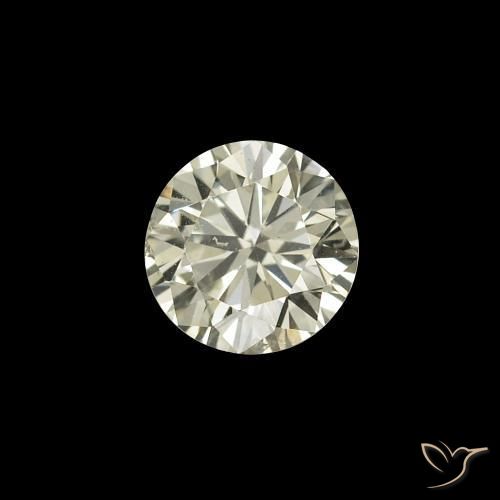 Diamante L natural de 0.19 ct, Redondo, VVS-VS