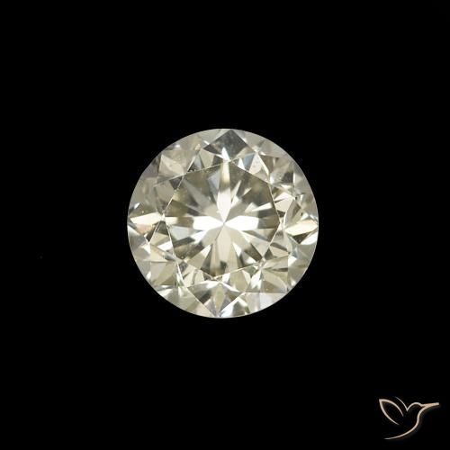 Diamante L natural de 0.20 ct, Redondo, VVS