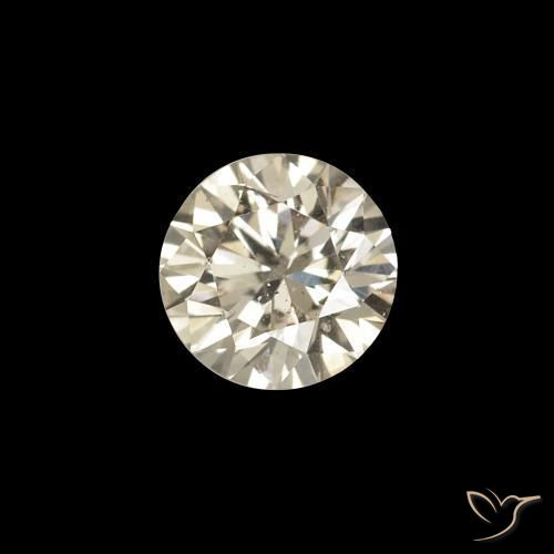 Diamante L natural de 0.20 ct, Redondo, VVS-VS