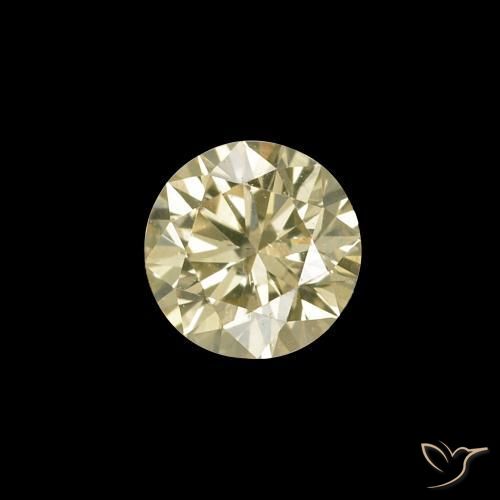 Diamante L natural de 0.21 ct, Redondo, VVS-VS