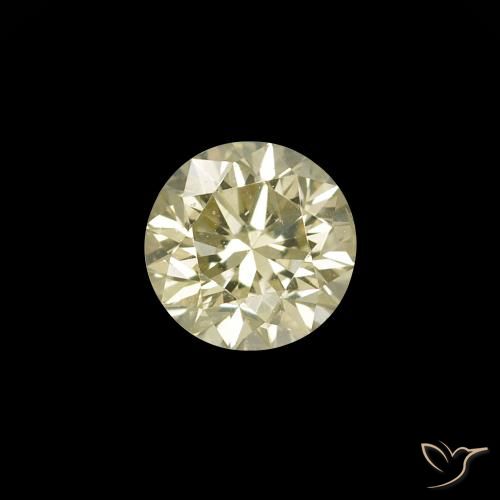 Diamante L natural de 0.19 ct, Redondo, VVS