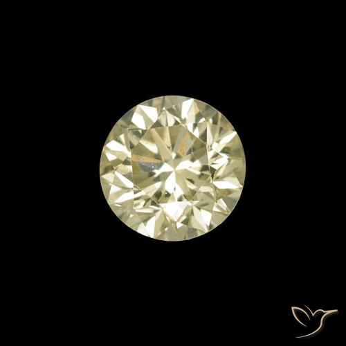 Diamante L natural de 0.19 ct, Redondo, VVS