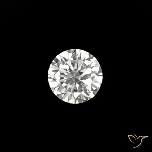 0.03ct F Diamante, Redondo, VVS