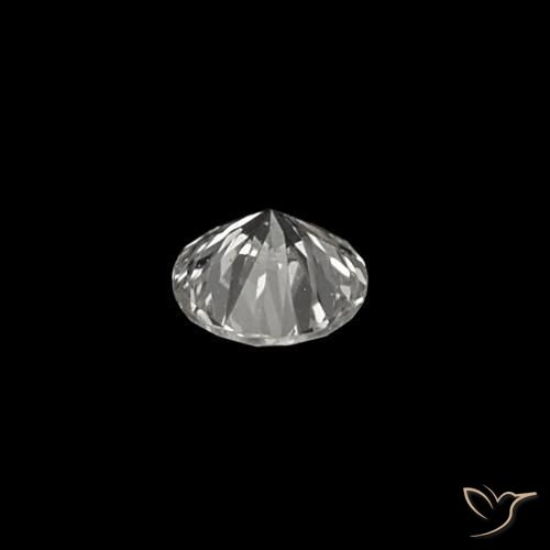 Diamante E natural de 0.03 ct, Corte Redondo, VVS