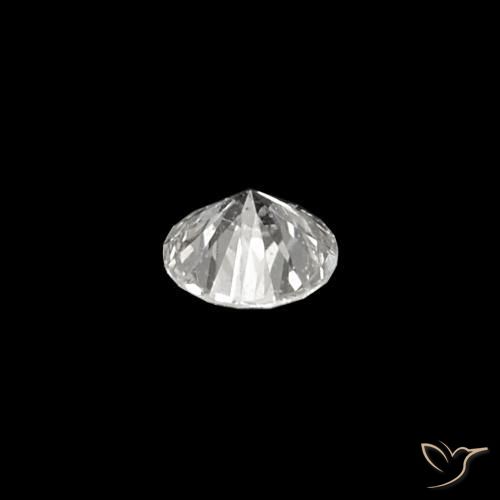 Diamante E natural de 0.03 ct, Corte Redondo, VVS
