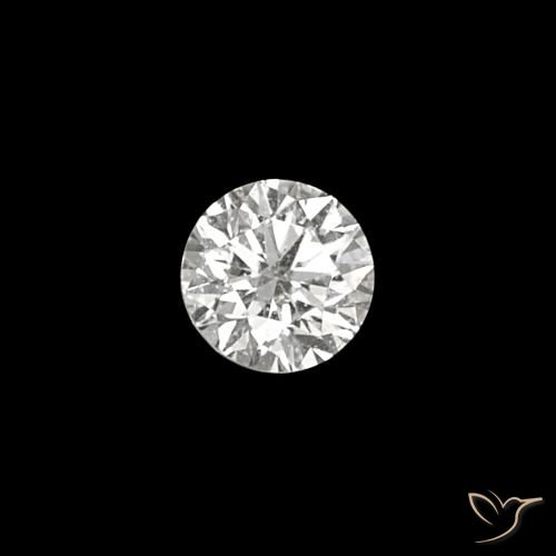 0.03ct E Diamante, Redondo, VVS