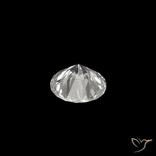 Diamante E natural de 0.03 ct, Corte Redondo, VVS
