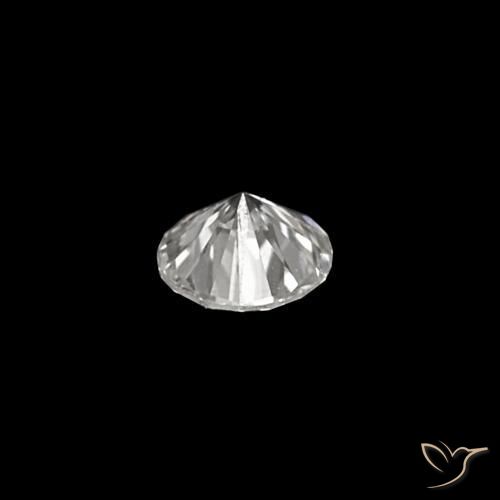 Diamante F natural de 0.03 ct, Corte Redondo, VVS