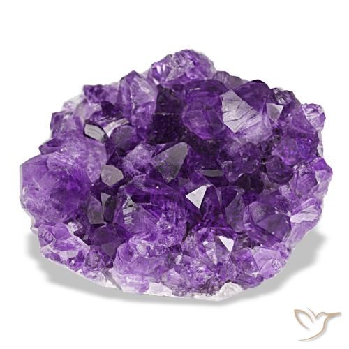 Drusa de amatista violeta de 66,10 ct, fantasía, opaco