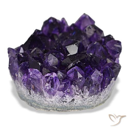 Drusa de amatista violeta natural de 80,13 ct, forma elegante, opaco