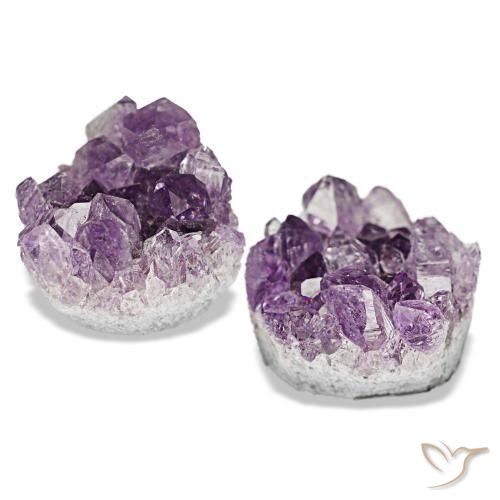 Gemas de drusa de amatista violeta natural de 16,00 ct, forma elegante, opaco