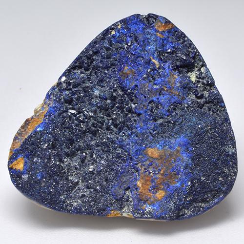 Azurita Druzy Azul natural de 45.69 ct, Forma elegante, Opaco