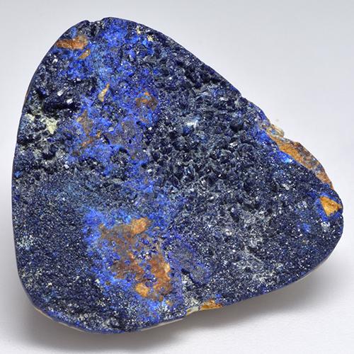 Azurita Druzy Azul natural de 45.69 ct, Forma elegante, Opaco