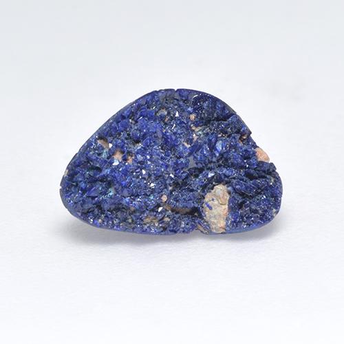 Azurita Druzy Azul marino intenso natural de 2.24 ct, Forma elegante, Opaco