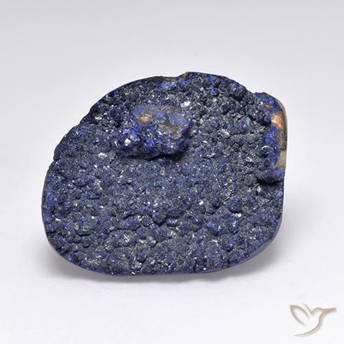 Azurita Druzy Azul marino intenso natural de 13.62 ct, Elegante, Opaco