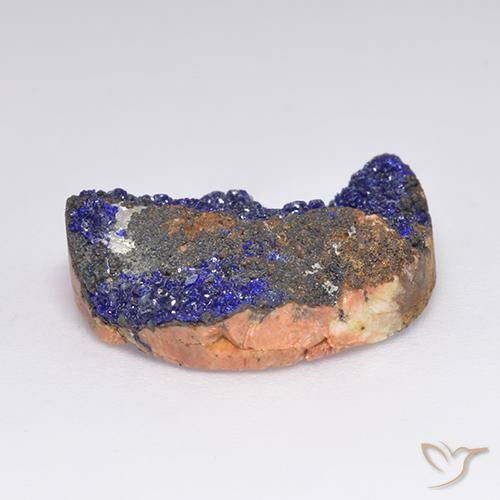 Azurita Druzy Azul marino intenso natural de 15.70 ct, Elegante, Opaco