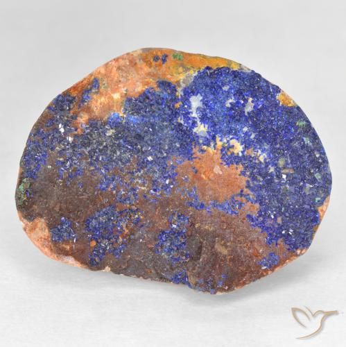 26.40ct Natural Azul marino intenso Azurita Druzy, Elegante, Opaco