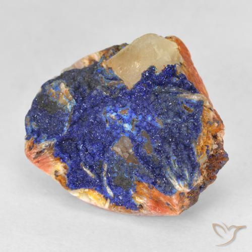 Azurita Druzy Azul marino intenso natural de 10.05 ct, Elegante, Opaco