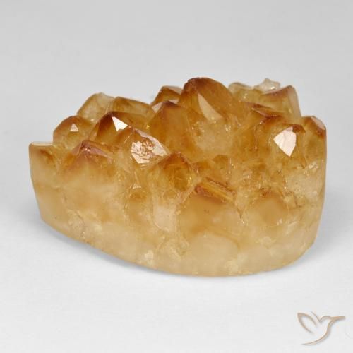 72.05ct Natural Dorado naranja Citrino druzy, En forma de pera, Opaco