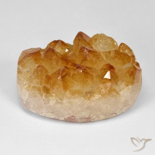 57.87ct Natural Dorado naranja Citrino druzy, Ovalada, Opaco