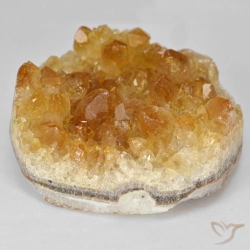 81.13ct Natural Dorado naranja Citrino druzy, Elegante, Opaco
