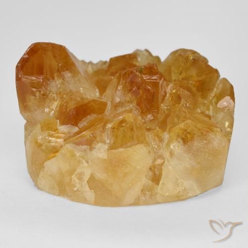 Citrino druzy Naranja miel natural de 26.38 ct, Elegante, Opaco