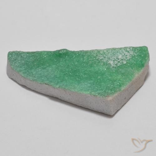 Variscita drusa Verde natural de 16.67 ct, Elegante, Opaco