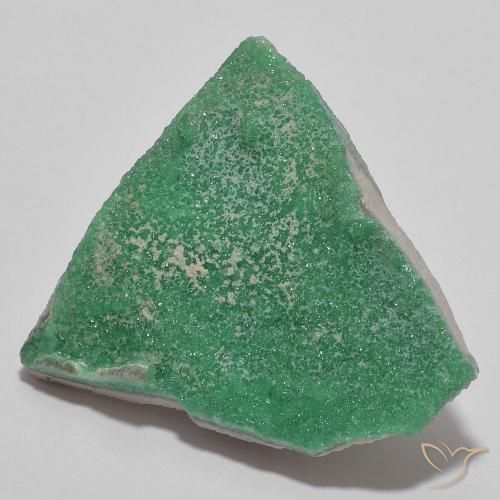 Variscita drusa Verde medio natural de 10.49 ct, Elegante, Opaco