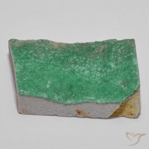 Variscita drusa Verde medio natural de 13.53 ct, Elegante, Opaco