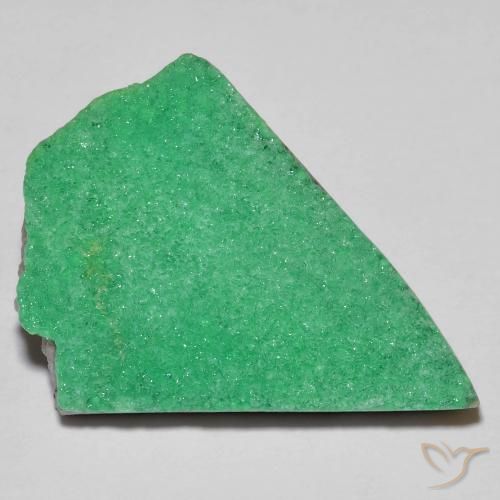 10.24ct Natural Verde medio Variscita drusa, Elegante, Opaco