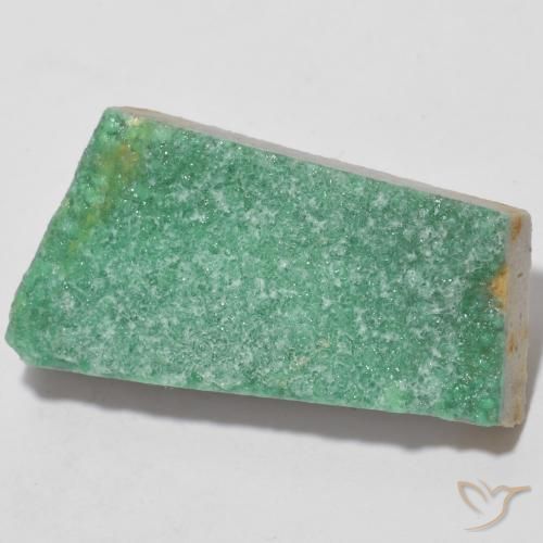 Variscita drusa Verde claro natural de 12.08 ct, Elegante, Opaco