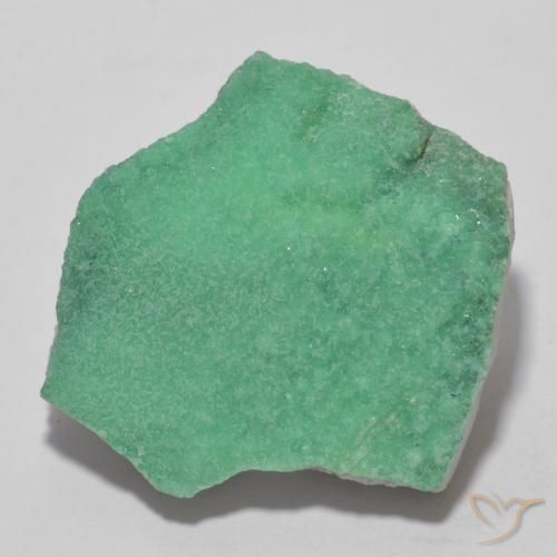 12.50ct Natural Verde menta Variscita drusa, Elegante, Opaco