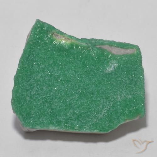 14.09ct Natural Verde claro medio Drusa variscita, Elegante, Opaco