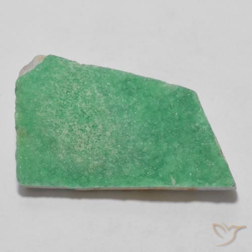 11.00ct Natural Verde menta Drusa variscita, Elegante, Opaco
