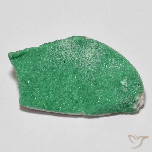 17.75ct Natural Verde cálido Variscita drusa, Elegante, Opaco